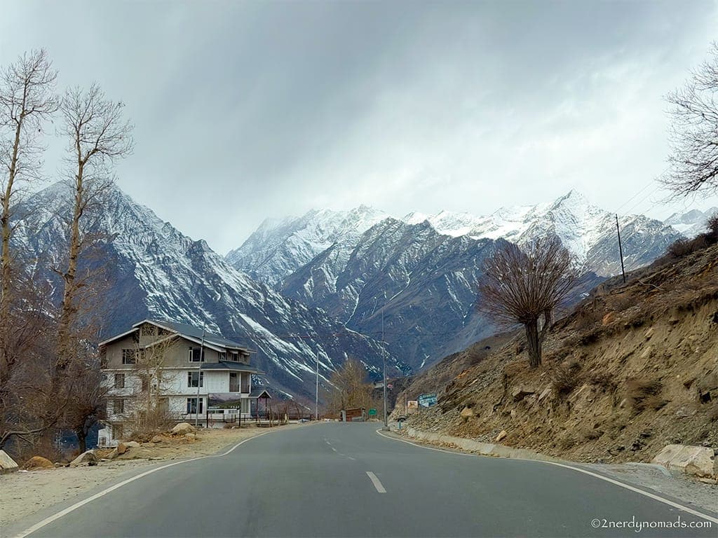 manali to lahaul distance