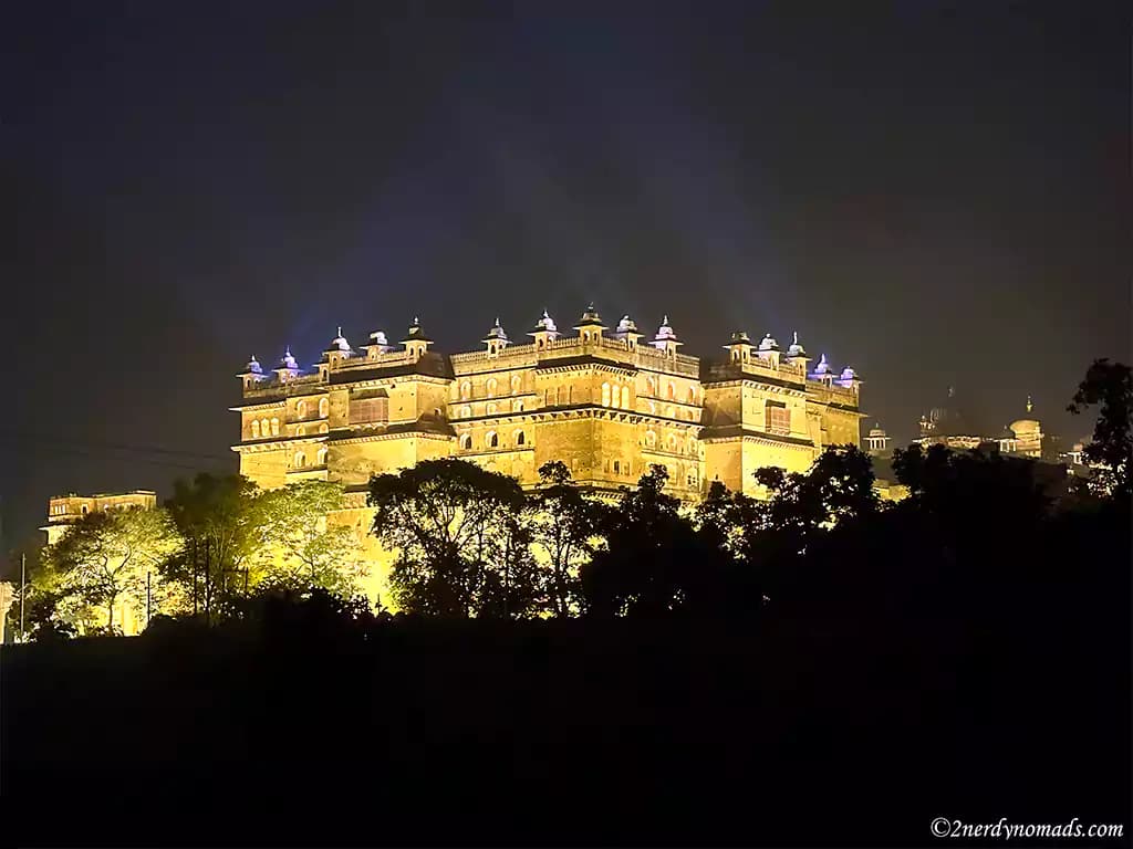 Light Show at Orchha