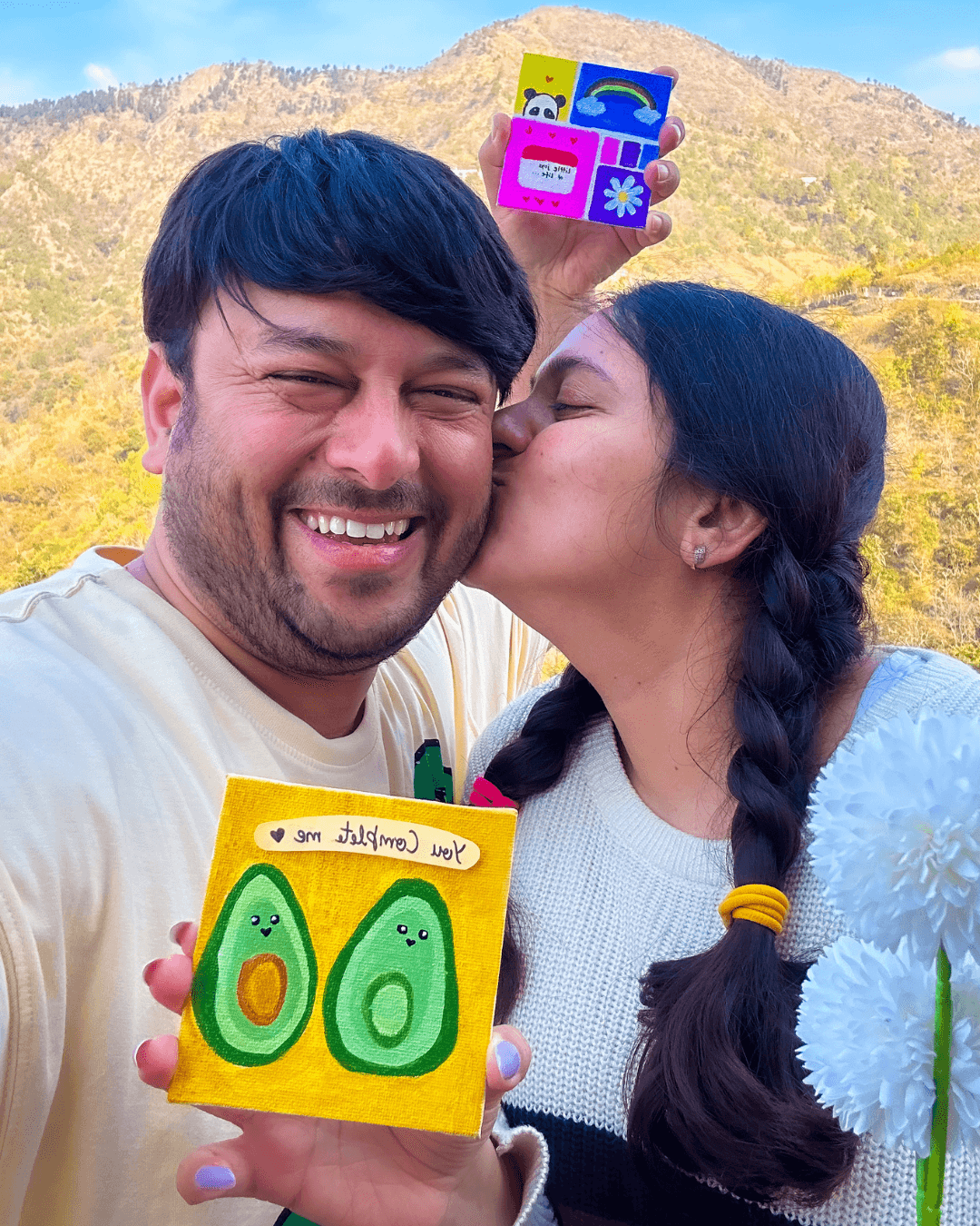 Urvi and Animesh travel moment 3