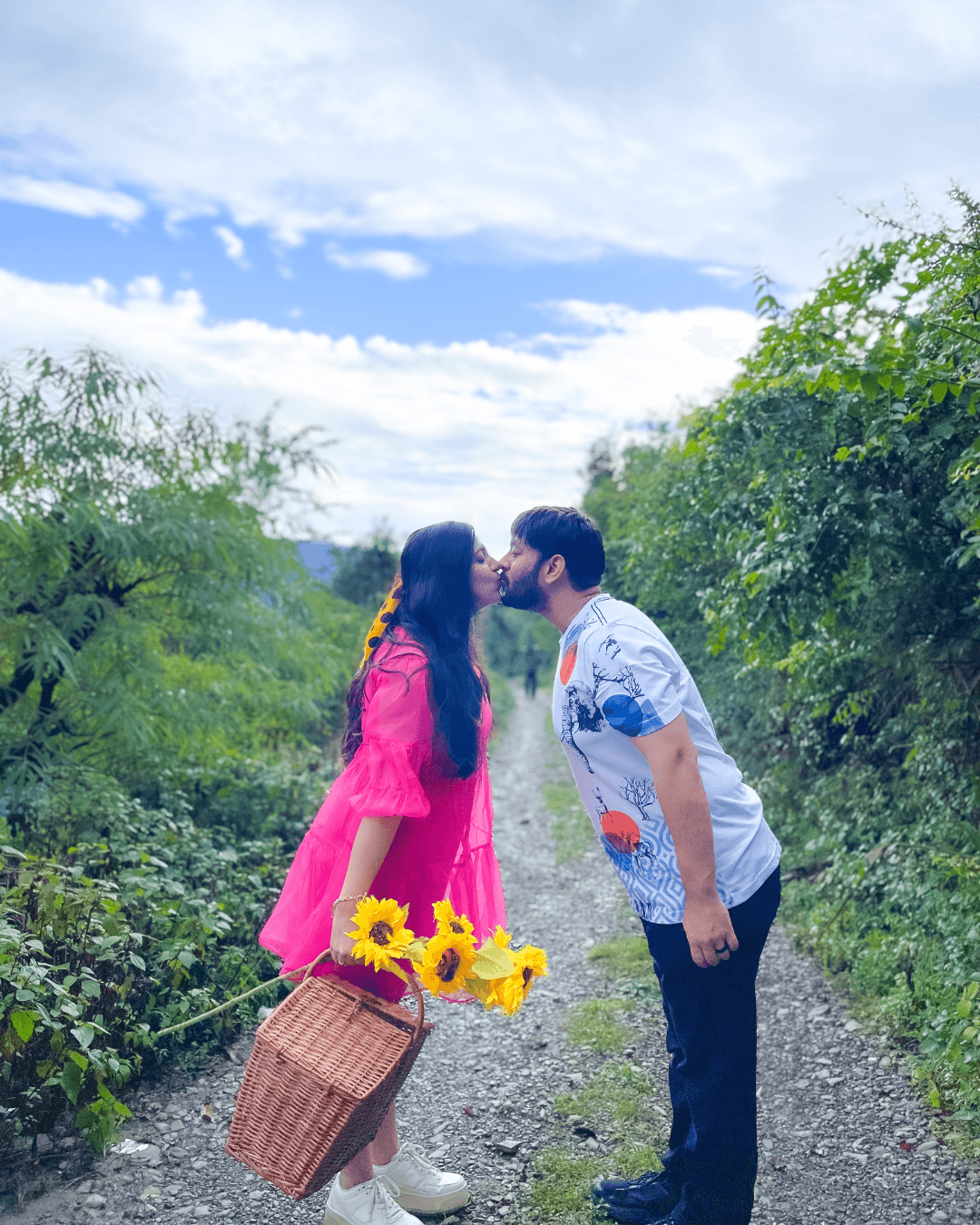 Urvi and Animesh travel moment 2