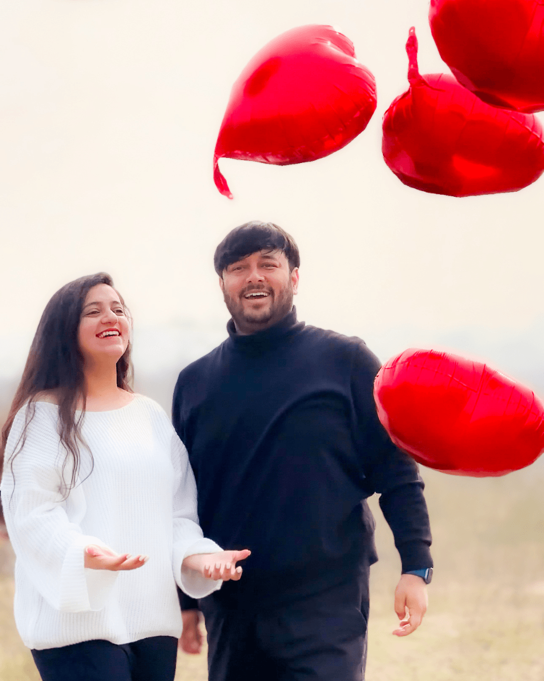 Urvi and Animesh travel moment 1